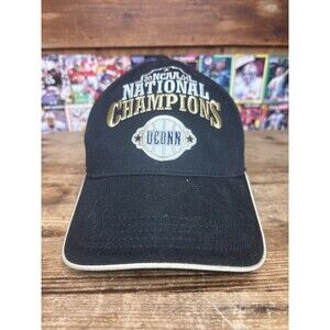 UConn Huskies Hat Nike NCAA 2004 National Champions Black Locker Room OSFA Cap